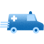 Ambulans i hög hastighet.